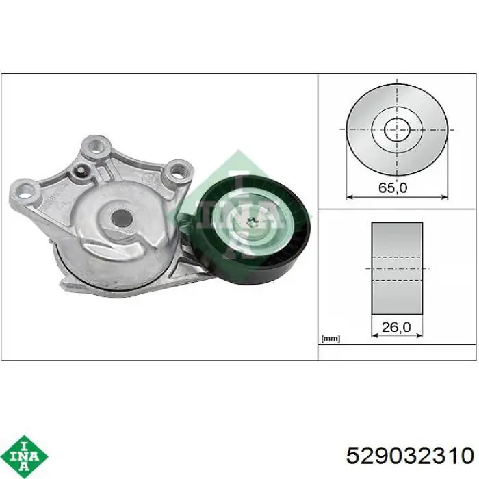Correia dos conjuntos de transmissão, kit INA 529032310 preço, a partir de 115,58 USD