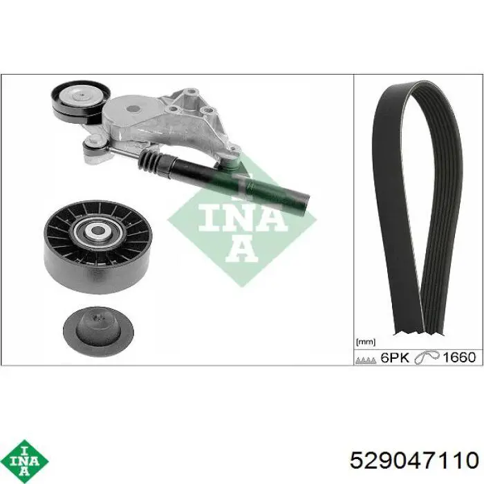 529047110 INA Correia dos conjuntos de transmissão, kit