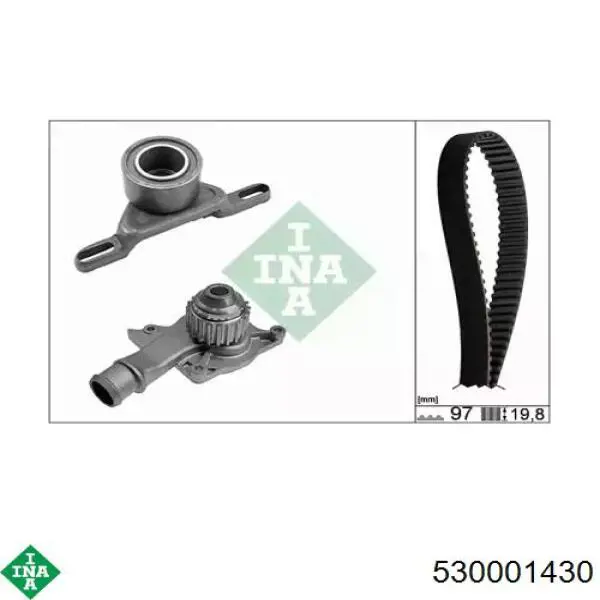 Compre 530001430 INA Correia do mecanismo de distribuição de gás, kit