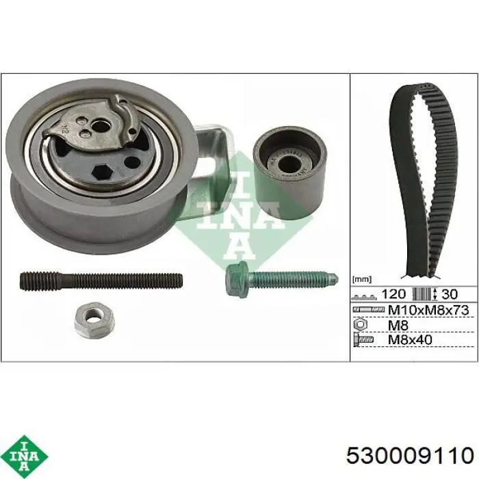 Compre 530009110 INA Correia do mecanismo de distribuição de gás, kit