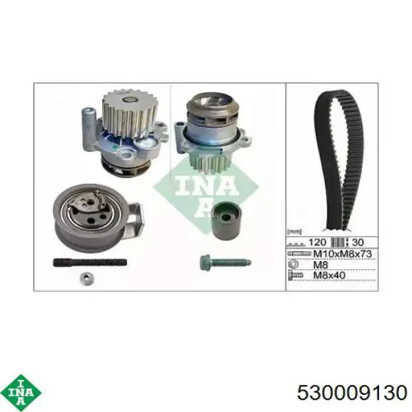 Compre 530009130 INA Correia do mecanismo de distribuição de gás, kit