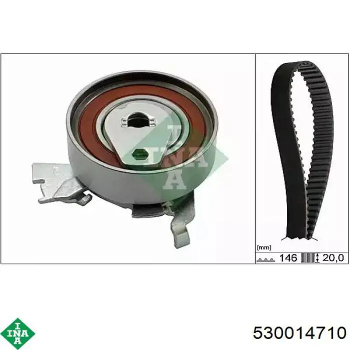 Correia do mecanismo de distribuição de gás, kit INA 530014710 preço, a partir de 57,36 USD