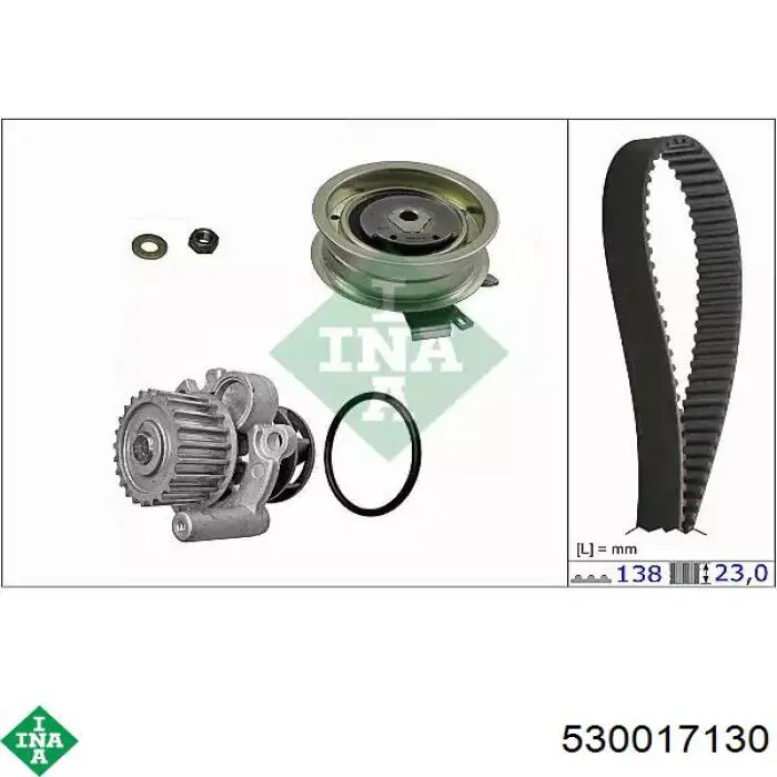 Correia do mecanismo de distribuição de gás, kit INA 530017130 preço, a partir de 88,66 USD