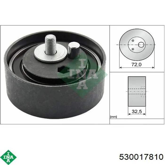 Compre 530017810 INA Correia do mecanismo de distribuição de gás, kit