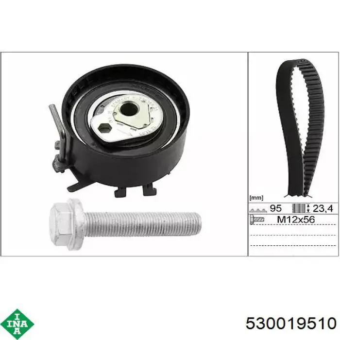 Correia do mecanismo de distribuição de gás, kit INA 530019510 preço, a partir de 77,21 USD