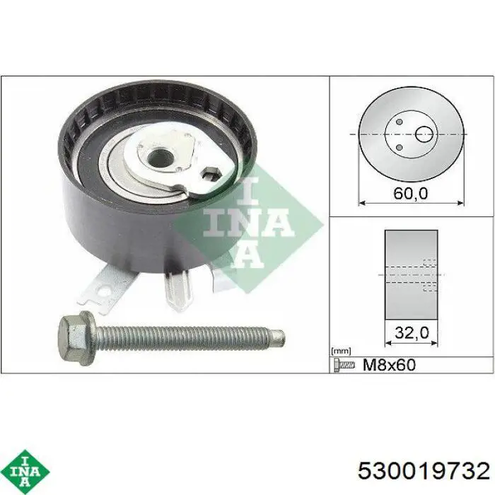 Correia do mecanismo de distribuição de gás, kit INA 530019732 preço, a partir de 140,35 USD