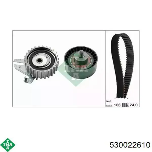 Correia do mecanismo de distribuição de gás, kit INA 530022610 preço, a partir de 119,88 USD