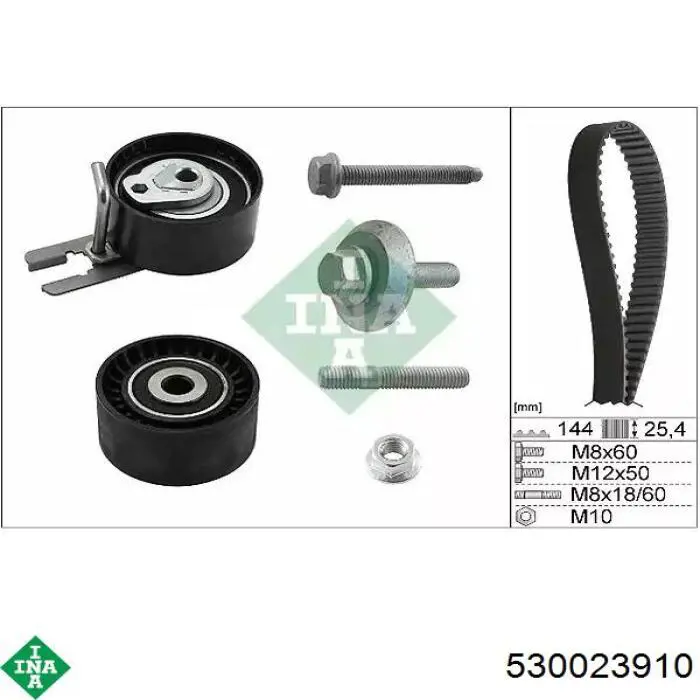 Correia do mecanismo de distribuição de gás, kit INA 530023910 preço, a partir de 79,29 USD