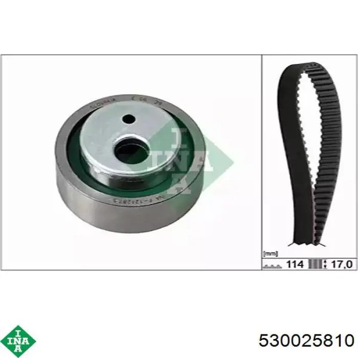 Correia do mecanismo de distribuição de gás, kit INA 530025810 preço, a partir de 36,68 USD