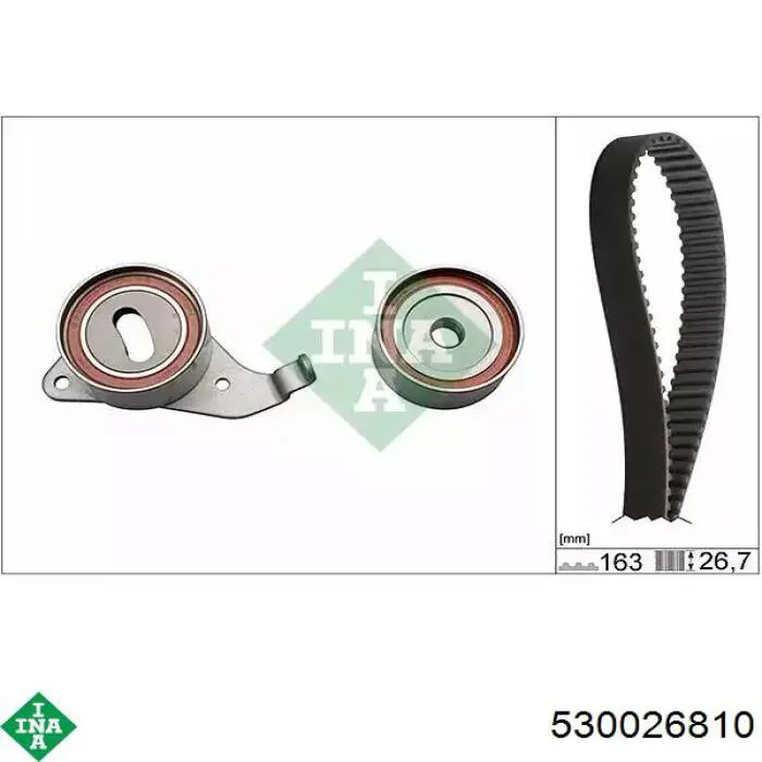 Correia do mecanismo de distribuição de gás, kit INA 530026810 preço, a partir de 99,74 USD