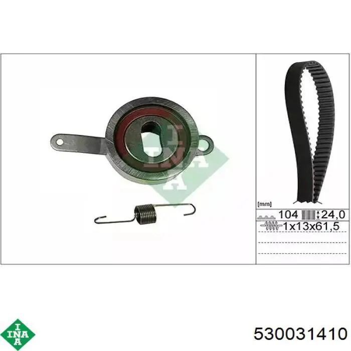 Correia do mecanismo de distribuição de gás, kit INA 530031410 preço, a partir de 65,94 USD