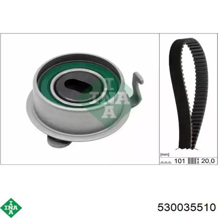Correia do mecanismo de distribuição de gás, kit INA 530035510 preço, a partir de 47,60 USD