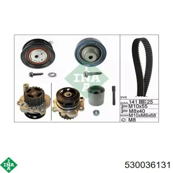 Compre 530036131 INA Correia do mecanismo de distribuição de gás, kit