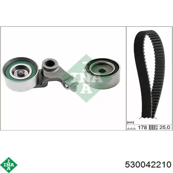 Correia do mecanismo de distribuição de gás, kit INA 530042210 preço, a partir de 125,76 USD