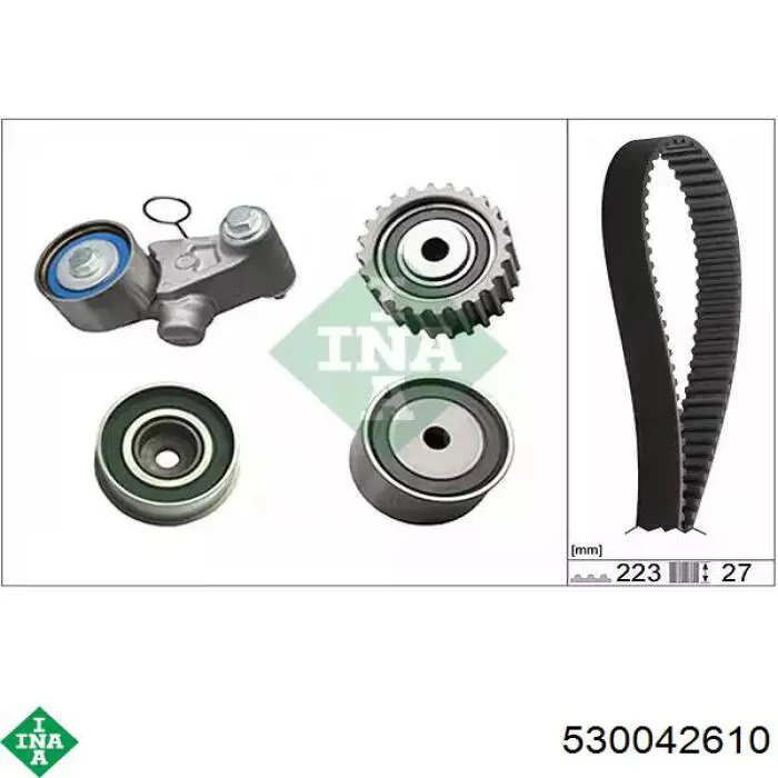Correia do mecanismo de distribuição de gás, kit INA 530042610 preço, a partir de 228,96 USD