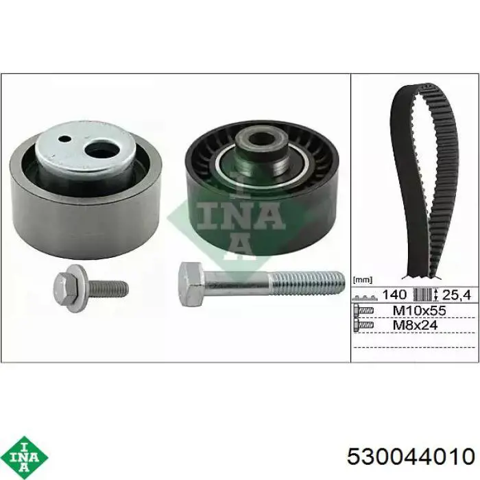 Correia do mecanismo de distribuição de gás, kit INA 530044010 preço, a partir de 70,07 USD