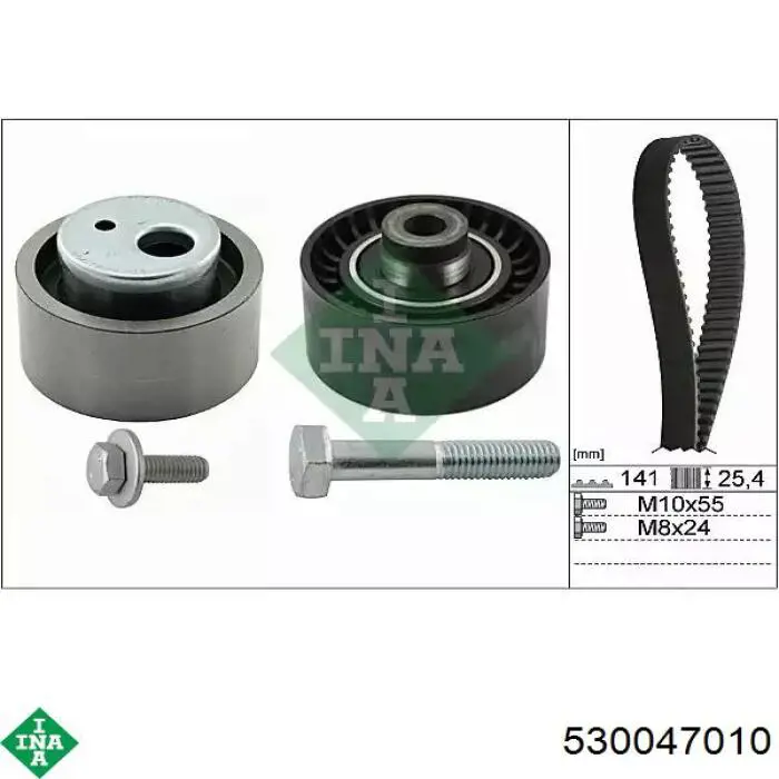 Correia do mecanismo de distribuição de gás, kit INA 530047010 preço, a partir de 79,25 USD