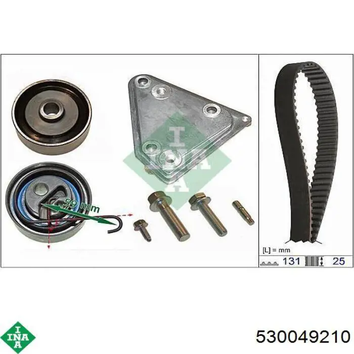 Compre 530049210 INA Correia do mecanismo de distribuição de gás, kit