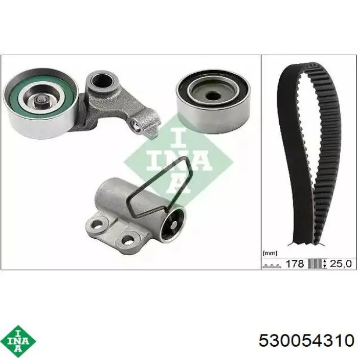 Correia do mecanismo de distribuição de gás, kit INA 530054310 preço, a partir de 167,56 USD