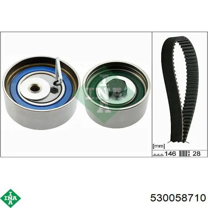 Correia do mecanismo de distribuição de gás, kit INA 530058710 preço, a partir de 176,20 USD