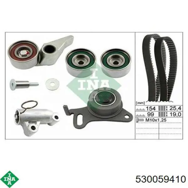 Compre 530059410 INA Correia do mecanismo de distribuição de gás, kit