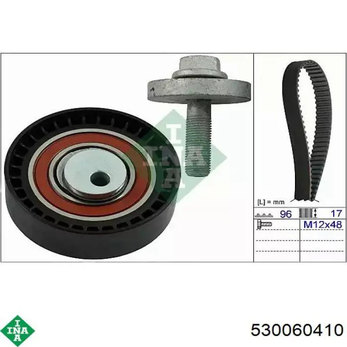 Correia do mecanismo de distribuição de gás, kit INA 530060410 preço, a partir de 72,66 USD