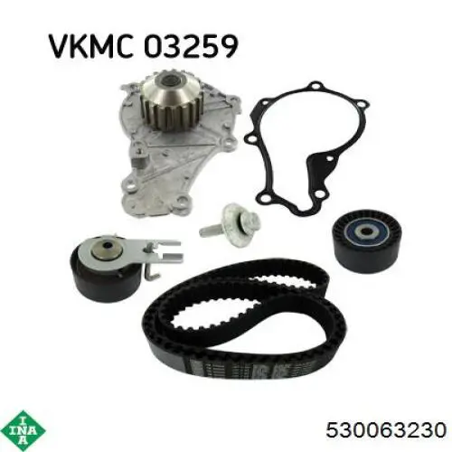 Correia do mecanismo de distribuição de gás, kit INA 530063230 preço, a partir de 106,98 USD