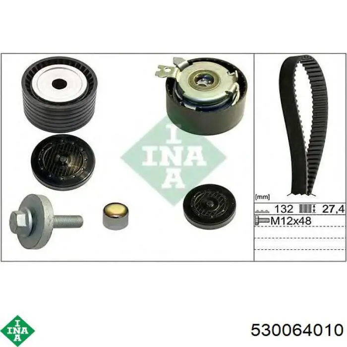 Correia do mecanismo de distribuição de gás, kit INA 530064010 preço, a partir de 101,83 USD