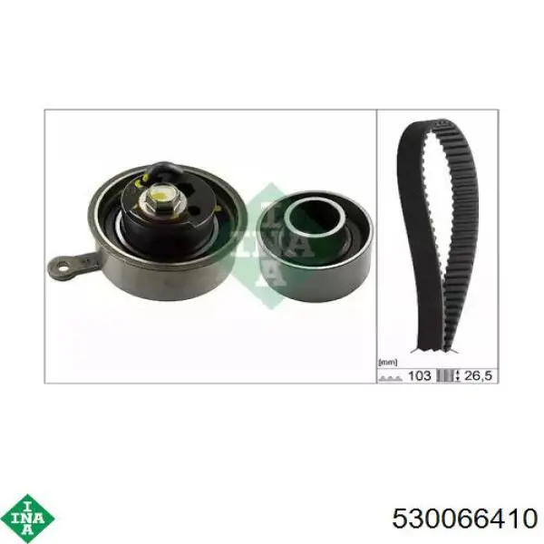 Correia do mecanismo de distribuição de gás, kit INA 530066410 preço, a partir de 130,07 USD