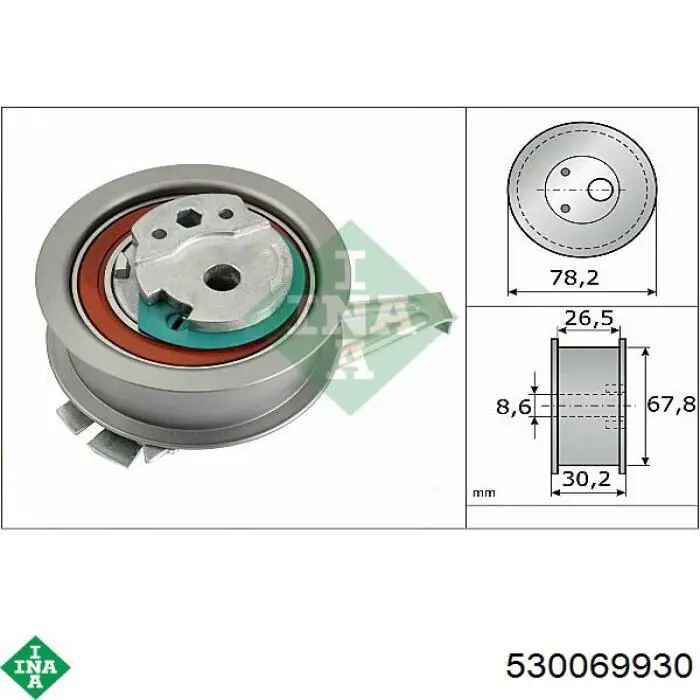 Correia do mecanismo de distribuição de gás, kit INA 530069930 preço, a partir de 282,19 USD
