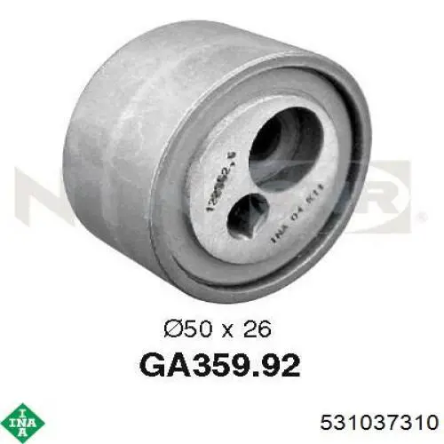 Rolo de reguladora de tensão da correia de transmissão INA 531037310 preço, a partir de 23,96 USD