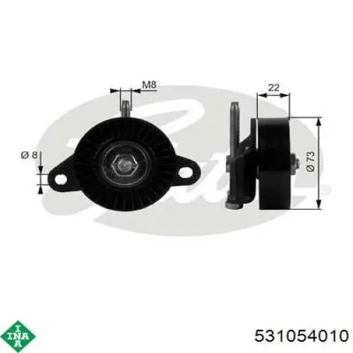 Reguladora de tensão da correia de transmissão INA 531054010 preço, a partir de 29,25 USD