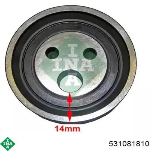 Rolo de reguladora de tensão da correia do mecanismo de distribuição de gás INA 531081810 preço, a partir de 24,90 USD
