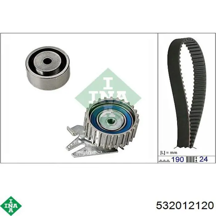 Rolo parasita da correia do mecanismo de distribuição de gás INA 532012120 preço, a partir de 22,40 USD