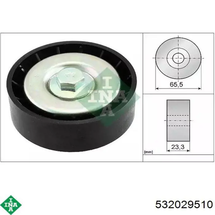 Rolo parasita da correia de transmissão INA 532029510 preço, a partir de 16,52 USD