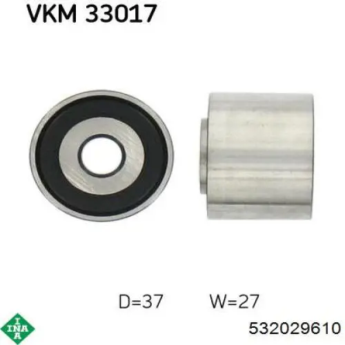 Rolo parasita da correia de transmissão INA 532029610 preço, a partir de 11,97 USD