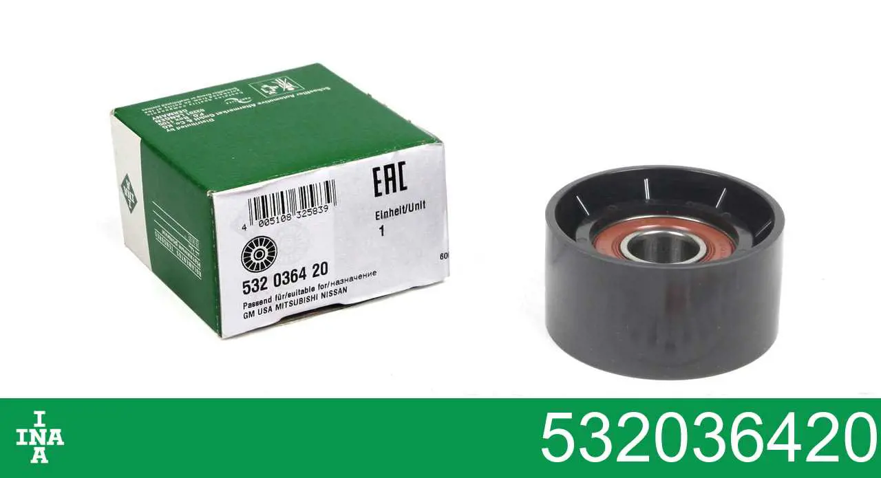 Rolo parasita da correia de transmissão INA 532036420 preço, a partir de 21,48 USD