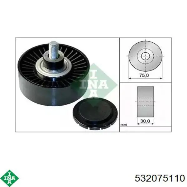 Rolo parasita da correia de transmissão BMW 1128757867 preço, a partir de 28,23 USD