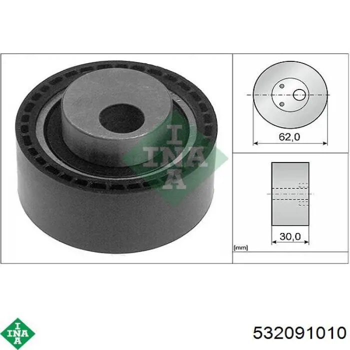 Rolo parasita da correia de transmissão INA 532091010 preço, a partir de 20,91 USD