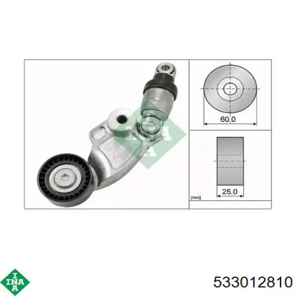 Reguladora de tensão da correia de transmissão INA 533012810 preço, a partir de 113,99 USD