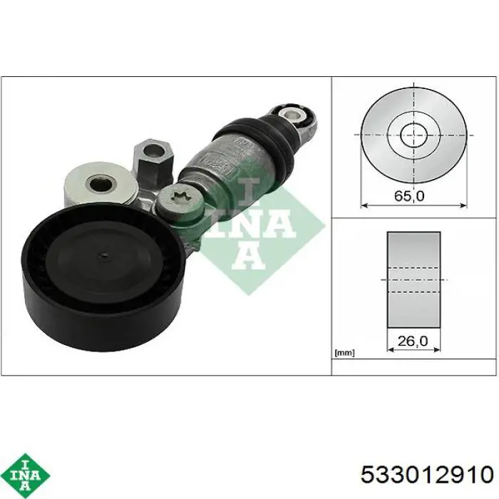 Reguladora de tensão da correia de transmissão INA 533012910 preço, a partir de 68,37 USD