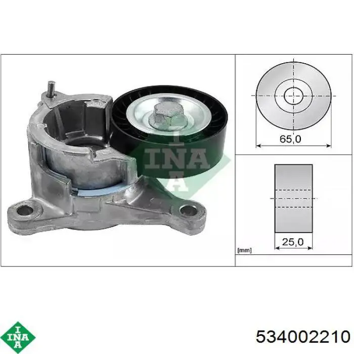Reguladora de tensão da correia de transmissão INA 534002210 preço, a partir de 48,74 USD