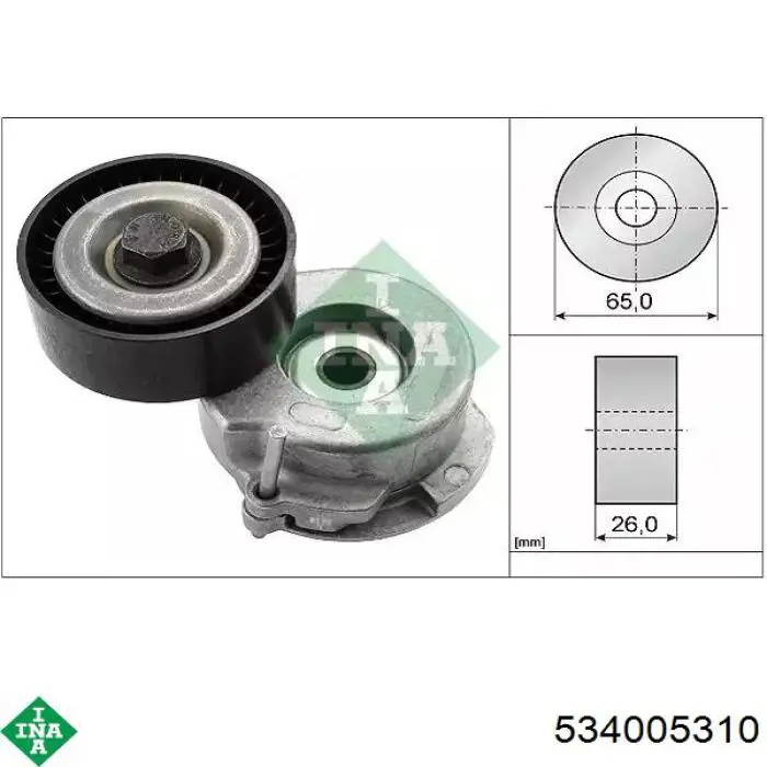 Reguladora de tensão da correia de transmissão INA 534005310 preço, a partir de 45,97 USD