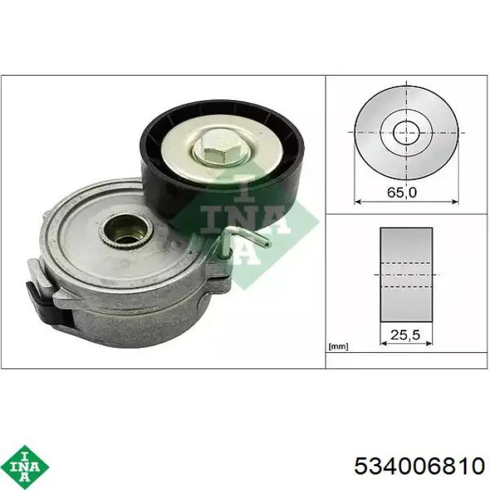 Reguladora de tensão da correia de transmissão INA 534006810 preço, a partir de 39,82 USD