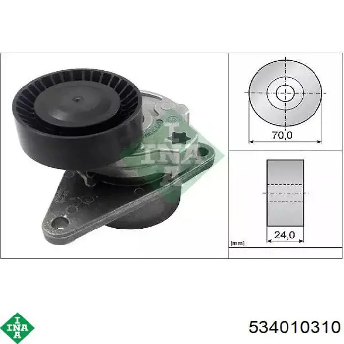 Reguladora de tensão da correia de transmissão INA 534010310 preço, a partir de 51,08 USD