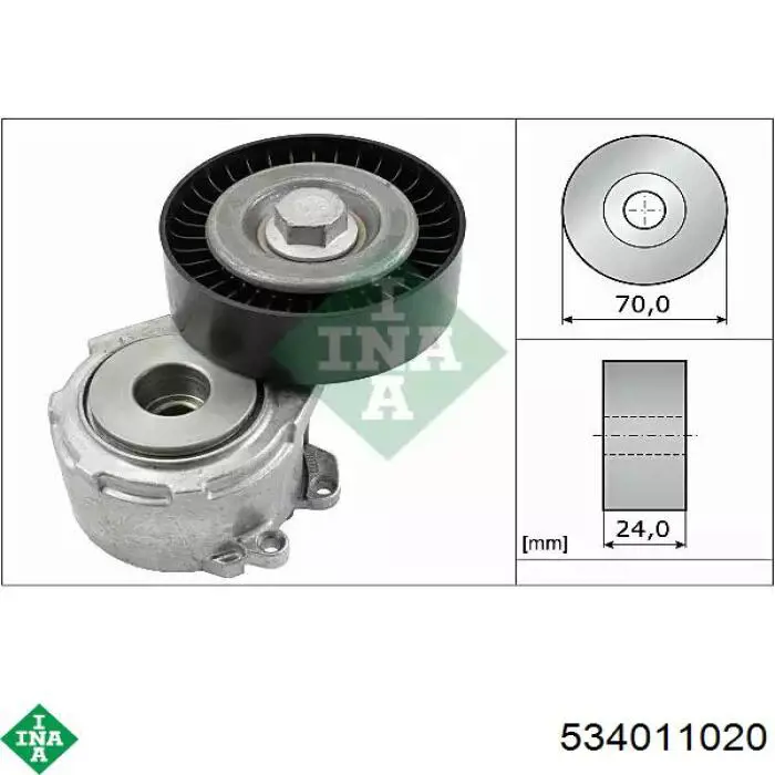 Reguladora de tensão da correia de transmissão INA 534011020 preço, a partir de 34,82 USD