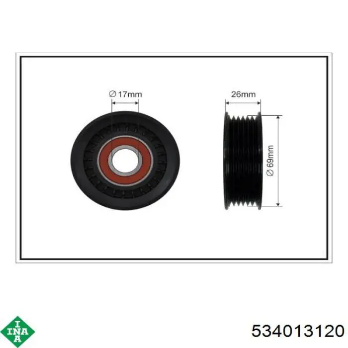 Compre 534013120 INA Reguladora de tensão da correia de transmissão