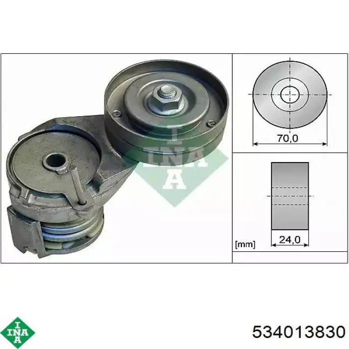 Reguladora de tensão da correia de transmissão INA 534013830 preço, a partir de 45,28 USD