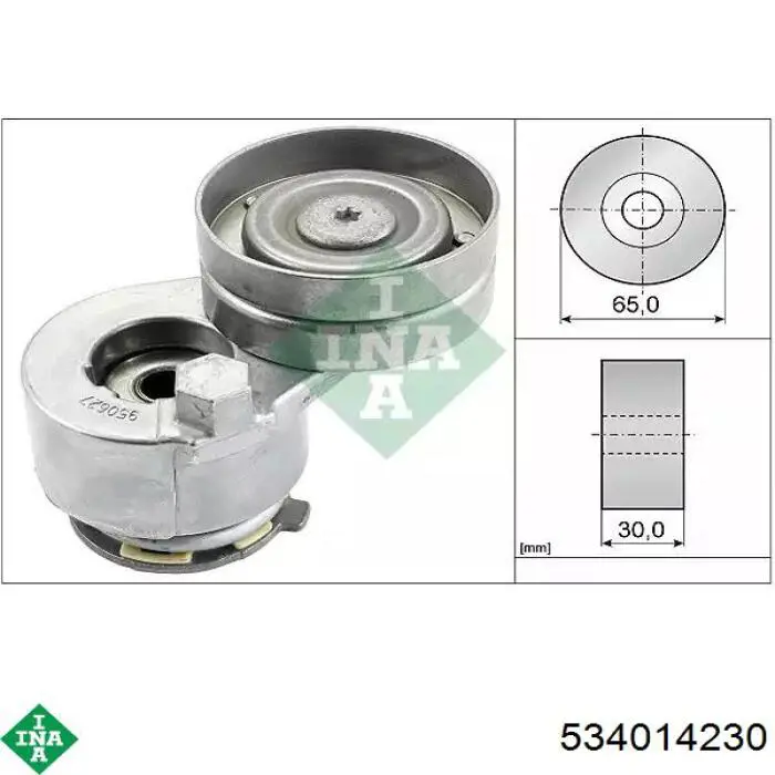 Reguladora de tensão da correia de transmissão INA 534014230 preço, a partir de 42,53 USD