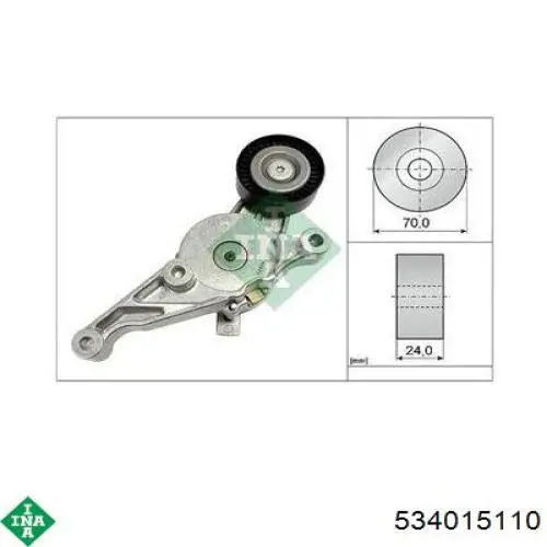 Compre 534015110 INA Reguladora de tensão da correia de transmissão